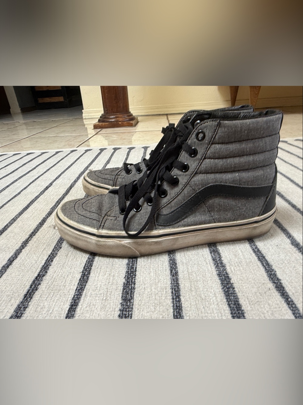 Vans Sk8-Hi Gray Size 8